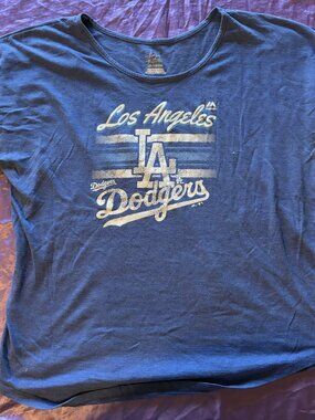 Majestic LA Dodgers Blue Shirt XXL MLB Fan Fashion Tee
